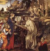 Filippino Lippi The Vison of Saint Bernard oil